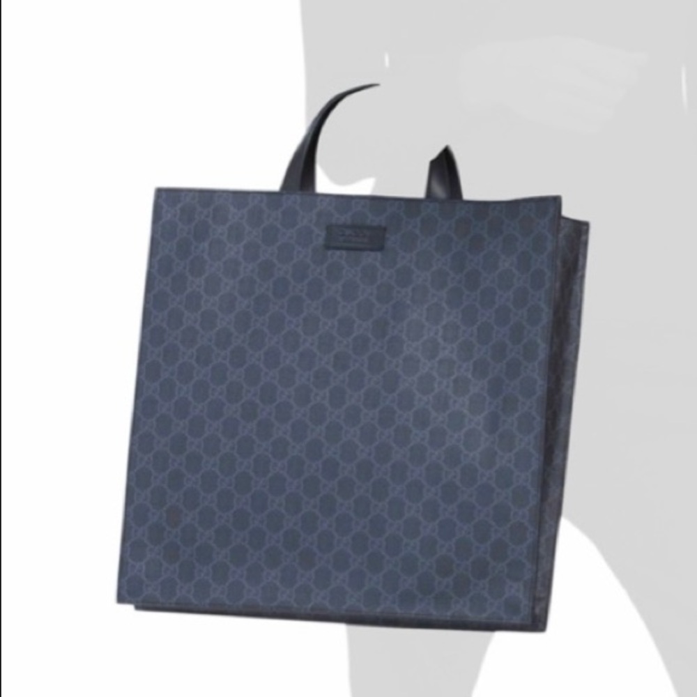 Gucci GG supreme canvas logo tote